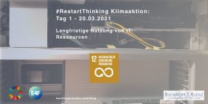 #RestartThinking Klimaaktion von Buchinger|Kuduz - 30 Tage Veränderung - Tag 1