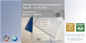 #RestartThinking Klimaaktion von Buchinger|Kuduz - 30 Tage Veränderung - Tag 26