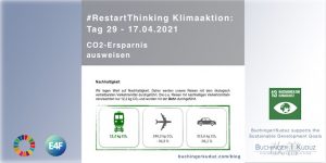 #RestartThinking Klimaaktion von Buchinger|Kuduz - 30 Tage Veränderung - Tag 29