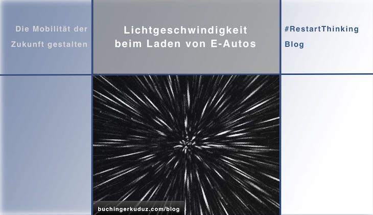 Lichtgeschwindigkeit beim Laden von E-Autos