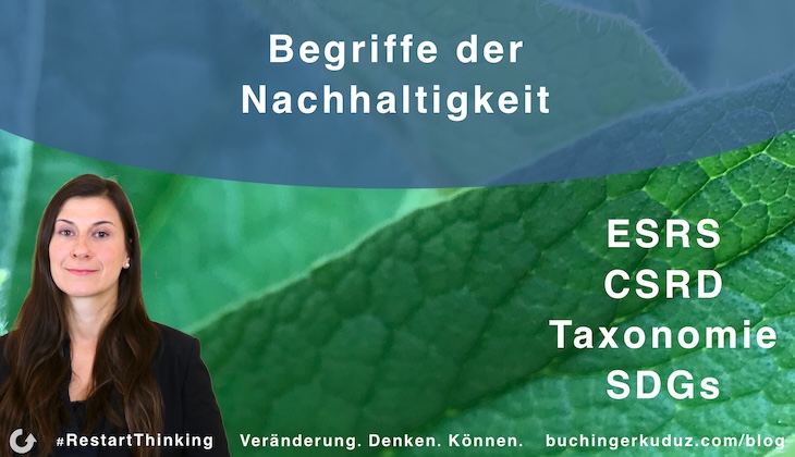 Begriffe der Nachhaltigkeit