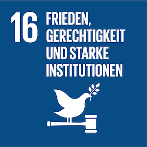 SDG - Frieden Gerechtigkeit und starke Instititutionen