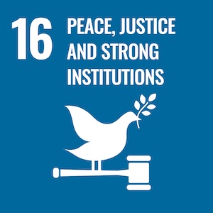 SDG Goal 16: Peace, justice and strong institutions